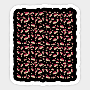 Cheesecake Mosaic Pattern Sticker